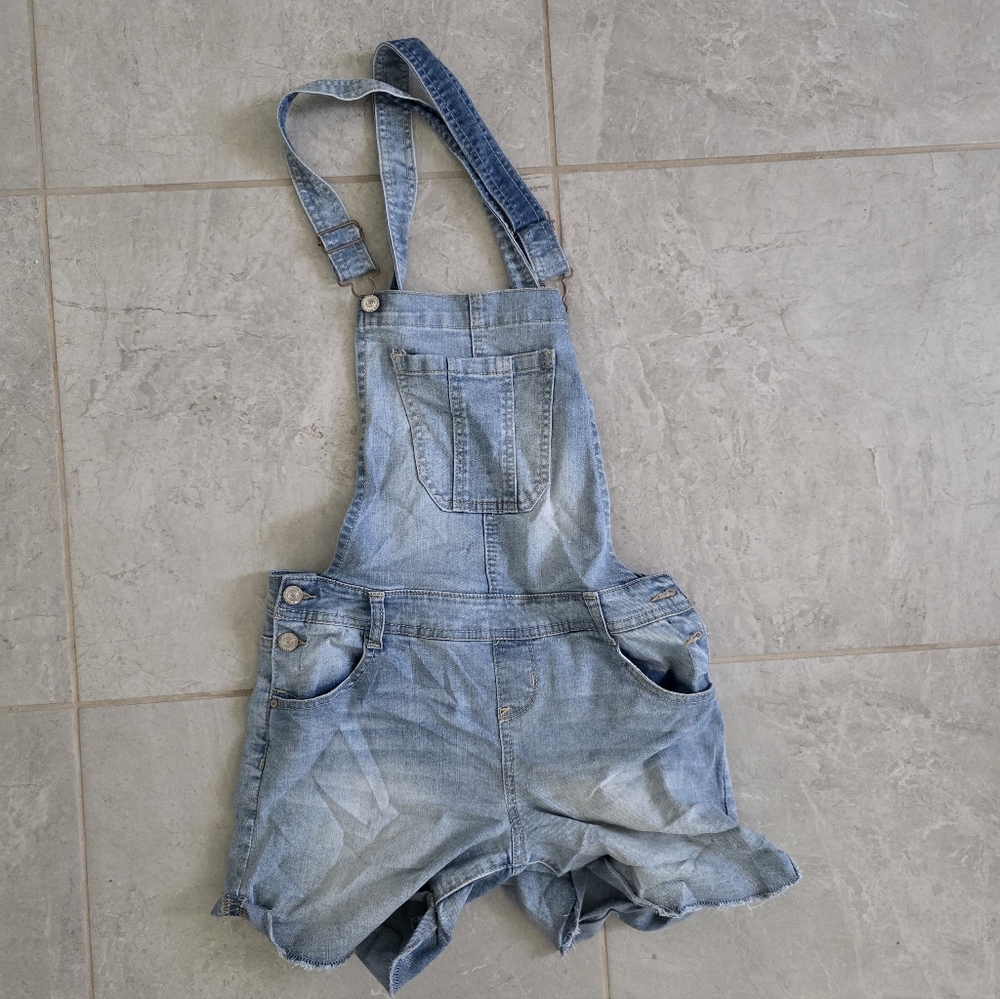 Wallflower Light Blue Denim Overalls